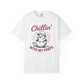 Little Chick Shirt Easter Holiday Gift Women Doodle Tee Chick T-Shirt Easter Fan Easter Egg Tshirt Holiday Graphic Nostalgic Cracked Egg