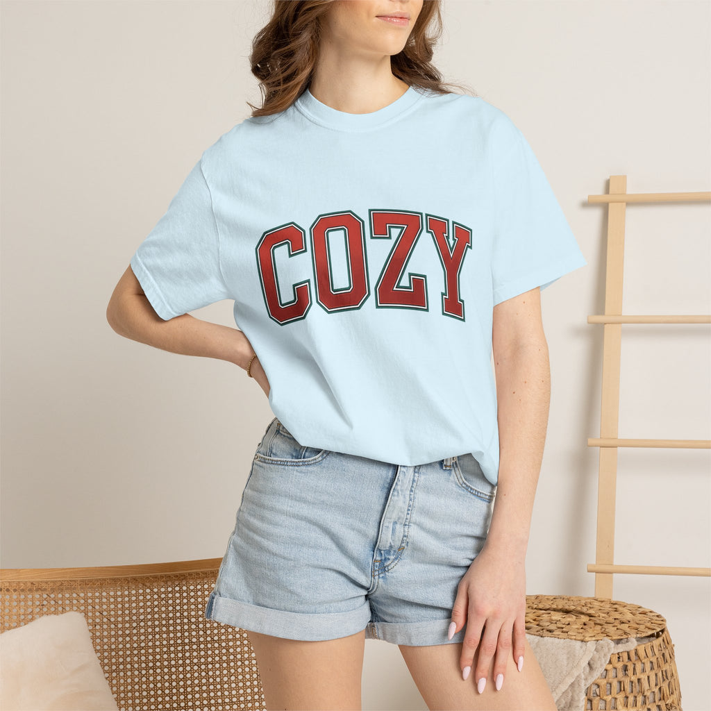 Varsity Font Shirt Christmas Holiday Gift Women Thick Type Tee Lettering T-Shirt Xmas Fan Typography Tshirt Seasonal Graphic Classic Rounded
