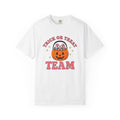 Halloween Candy Bucket Shirt Halloween Gathering Gift Women Sketch Tee Trick Or Treat T-Shirt Halloween Fan Hand Drawn Tshirt Party Graphic