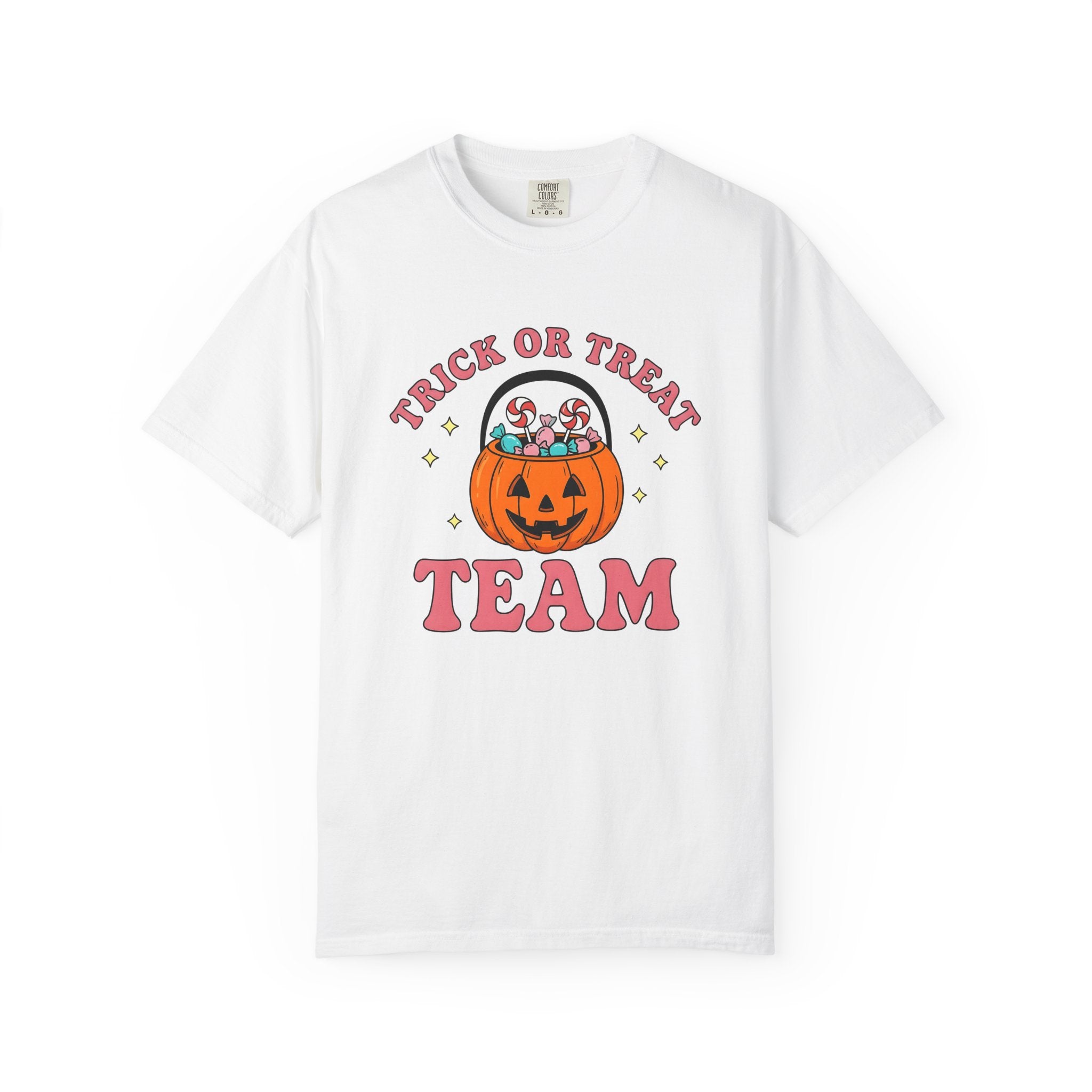 Halloween Candy Bucket Shirt Halloween Gathering Gift Women Sketch Tee Trick Or Treat T-Shirt Halloween Fan Hand Drawn Tshirt Party Graphic