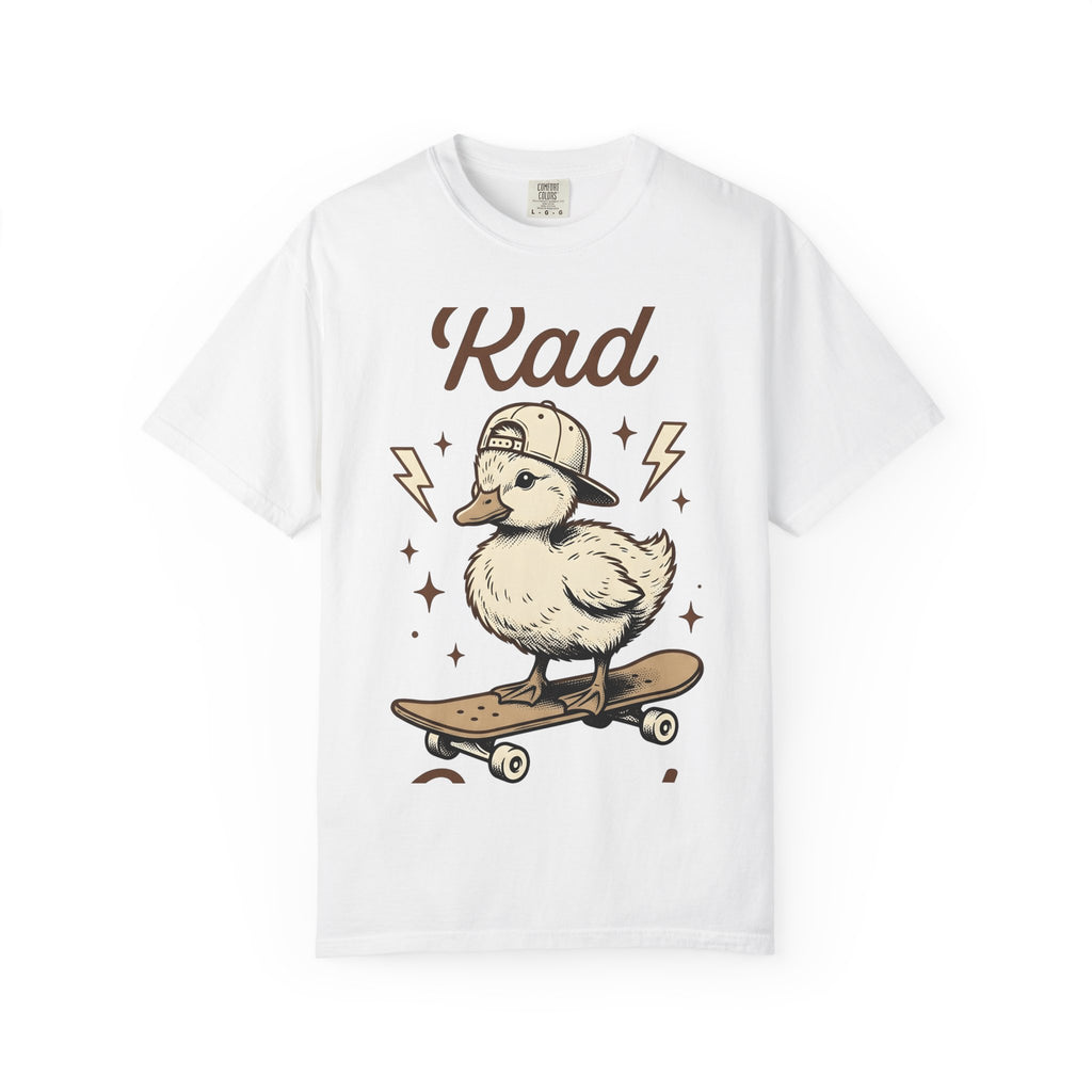 Duck Skateboard Shirt Easter Animal Gift Women Hand Drawn Tee Duck T-Shirt Easter Fan Hand Drawn Tshirt Creature Graphic Retro Lightning