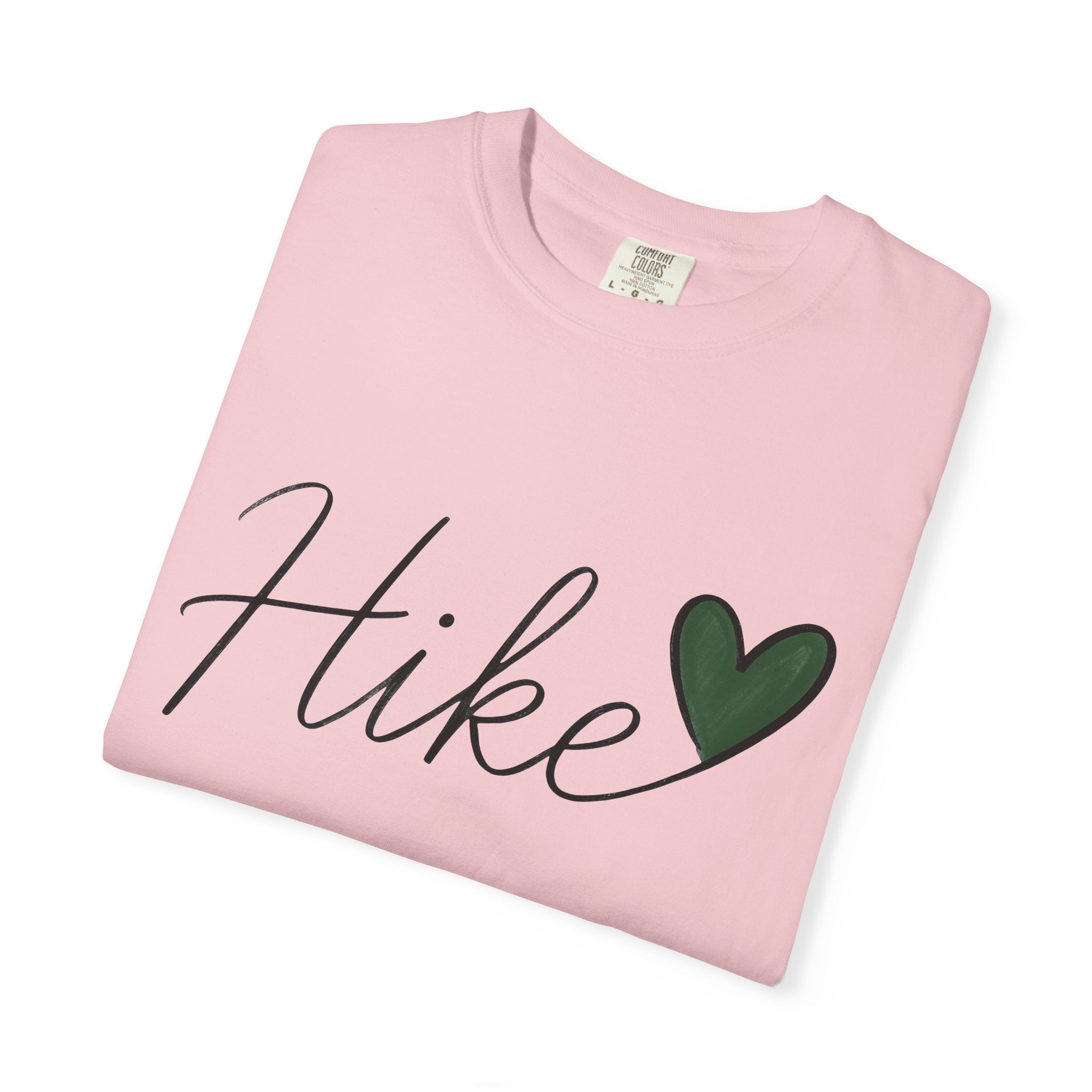 Love Lettering Shirt Hiking Camping Gift Women Simple Tee Calligraphy T-Shirt Trekker Enthusiast Minimalist Tshirt Camping Graphic Sleek