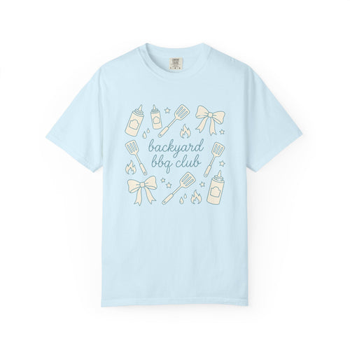 Barbecue Accessories Shirt 4th Of July Kitchen Gift Women Sketch Tee Bbq Grill T-Shirt Independence Day Fan Barbecue Illustration Cookware