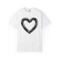 Balloon Heart Shirt Love Valentines Gift Women Flat Design Tee Heart Balloon T-Shirt Romance Fan Minimalist Tshirt Cupid Graphic Clean Heart