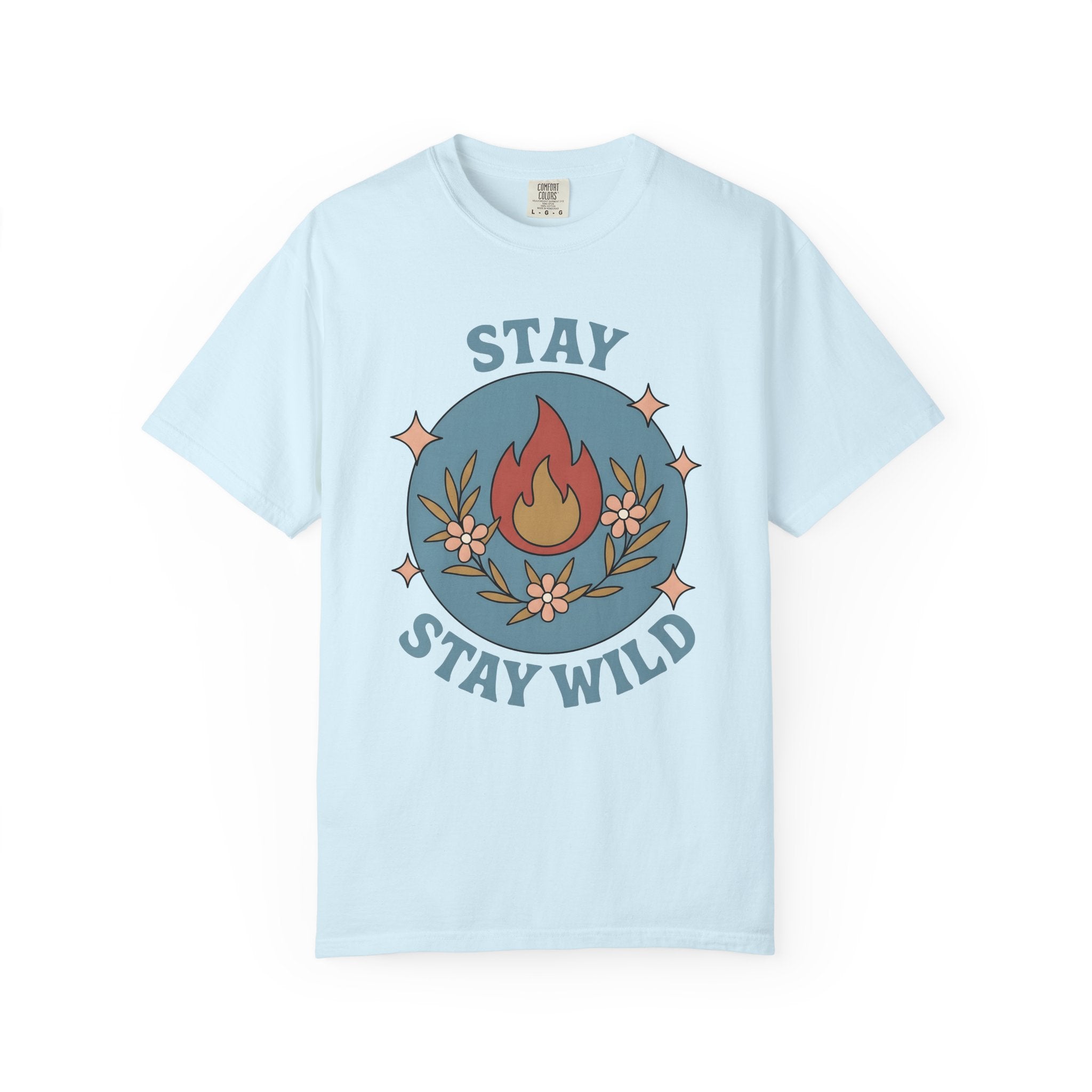 Campfire Blooms Shirt Cottagecore Travel Gift Women Rustic Tee Wildflowers T-Shirt Homesteader Fan Country Tshirt Adventure Graphic Vintage