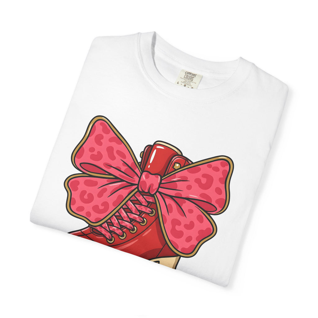Roller Skate Shirt Valentine Skates Gift Women Cartoon Tee Skating T-Shirt Valentine Fan Comic Tshirt Rollerblade Graphic Vintage Ribbon