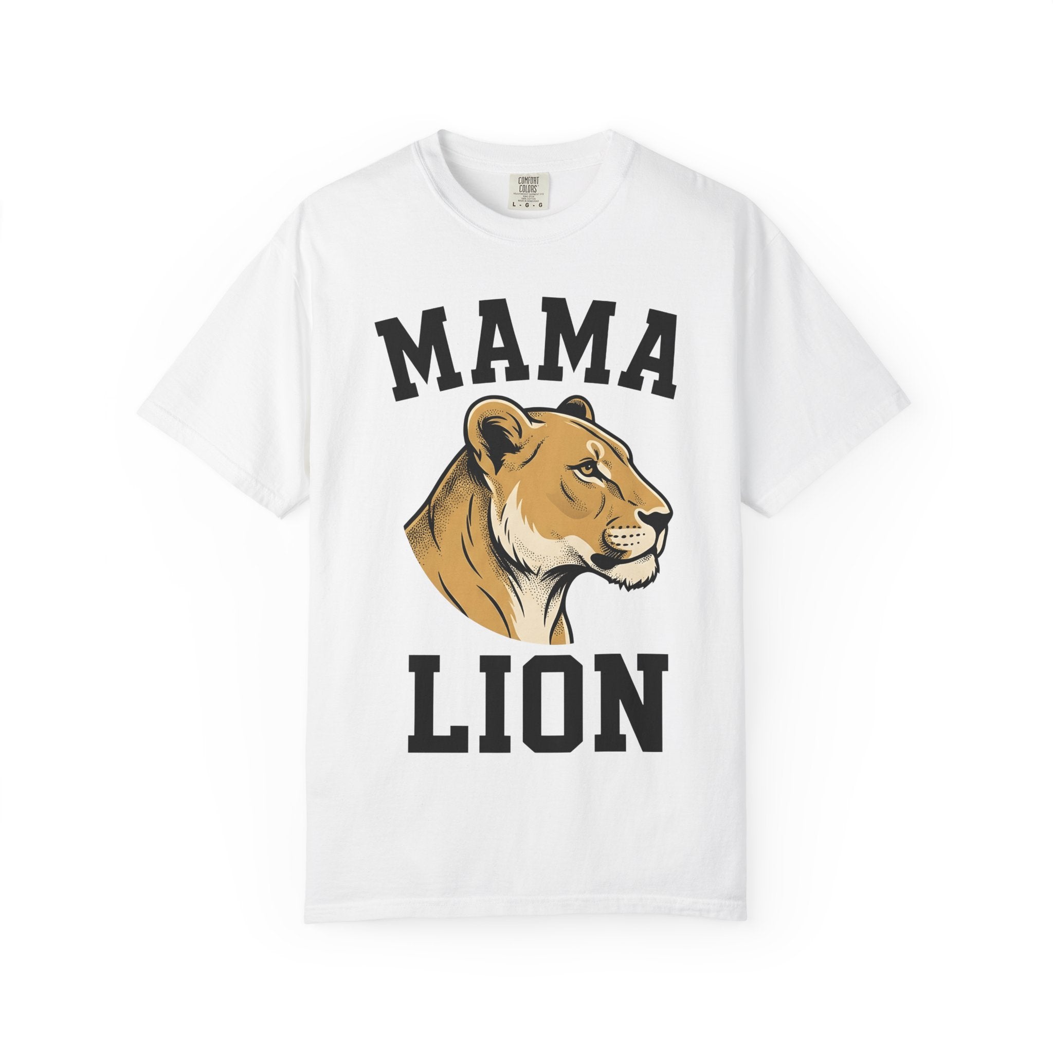 Lioness Illustration Shirt Moms Wildlife Gift Women Modern Tee Lioness T-Shirt Mother Fan Artistic Tshirt Wildlife Graphic Retro Animal Face