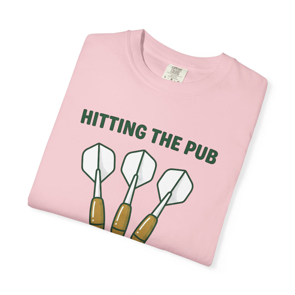 Dart Players Shirt St Patrick's Day Cocktails Gift Women Line Art Tee Darts T-Shirt Irish Fan Minimalist Tshirt Cocktail Graphic Distressed