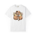 Baby Chicken Bag Shirt Easter Flowers Gift Women Floral Tee Chick Bag T-Shirt Easter Fan Botanical Graphic Tshirt Retro Nest Tshirt