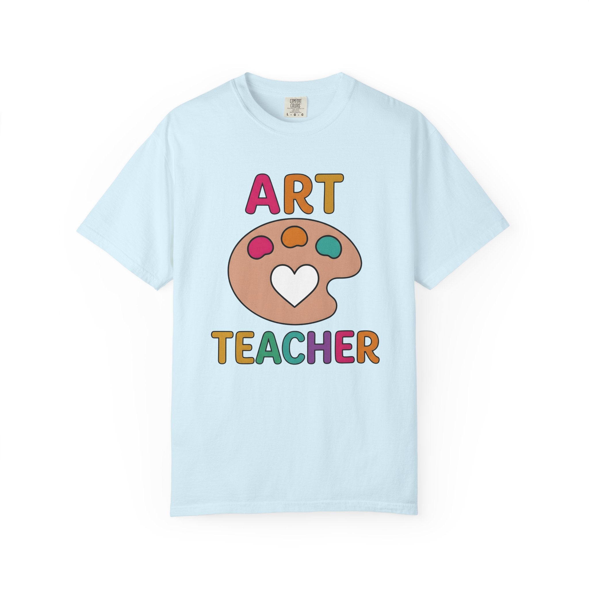 Color Wheel Shirt Teacher Design Gift Women Bold Tee Colour Circle T-Shirt Educator Enthusiast Vibrant Tshirt Visual Graphic Fresh Heart