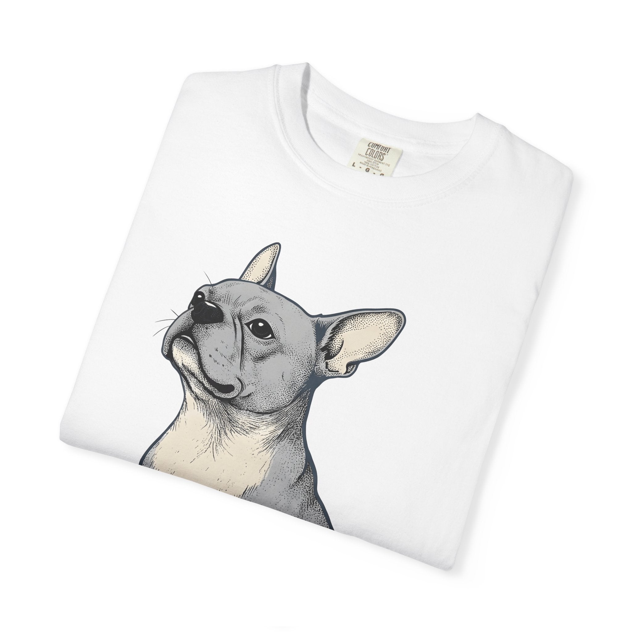 French Bulldog Shirt Dog Pets Gift Women Cartoon Tee Bulldog T-Shirt Dog Fan Pug Tshirt Animal Graphic Old School Resting Stance Tshirt