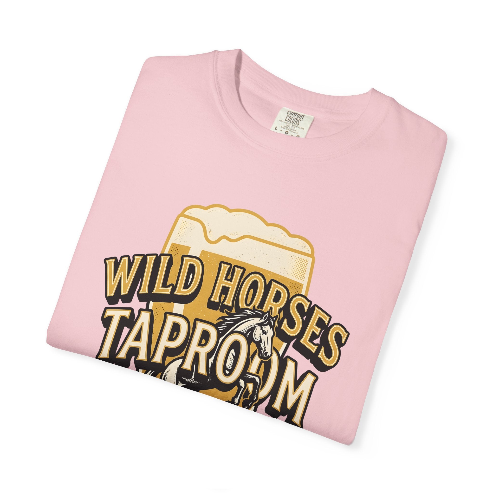 Horse Ale Glass Shirt Beer Western Wear Gift Women Flat Graphic Tee Beer Glass T-Shirt Beer Fan Graphic Tshirt Cowboy Graphic Hand Drawn