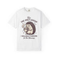 Hedgehog Cup Shirt Cute Wildlife Gift Women Sketch Tee Mug T-Shirt Adorable Fan Drawing Graphic Retro Sparkles Tshirt
