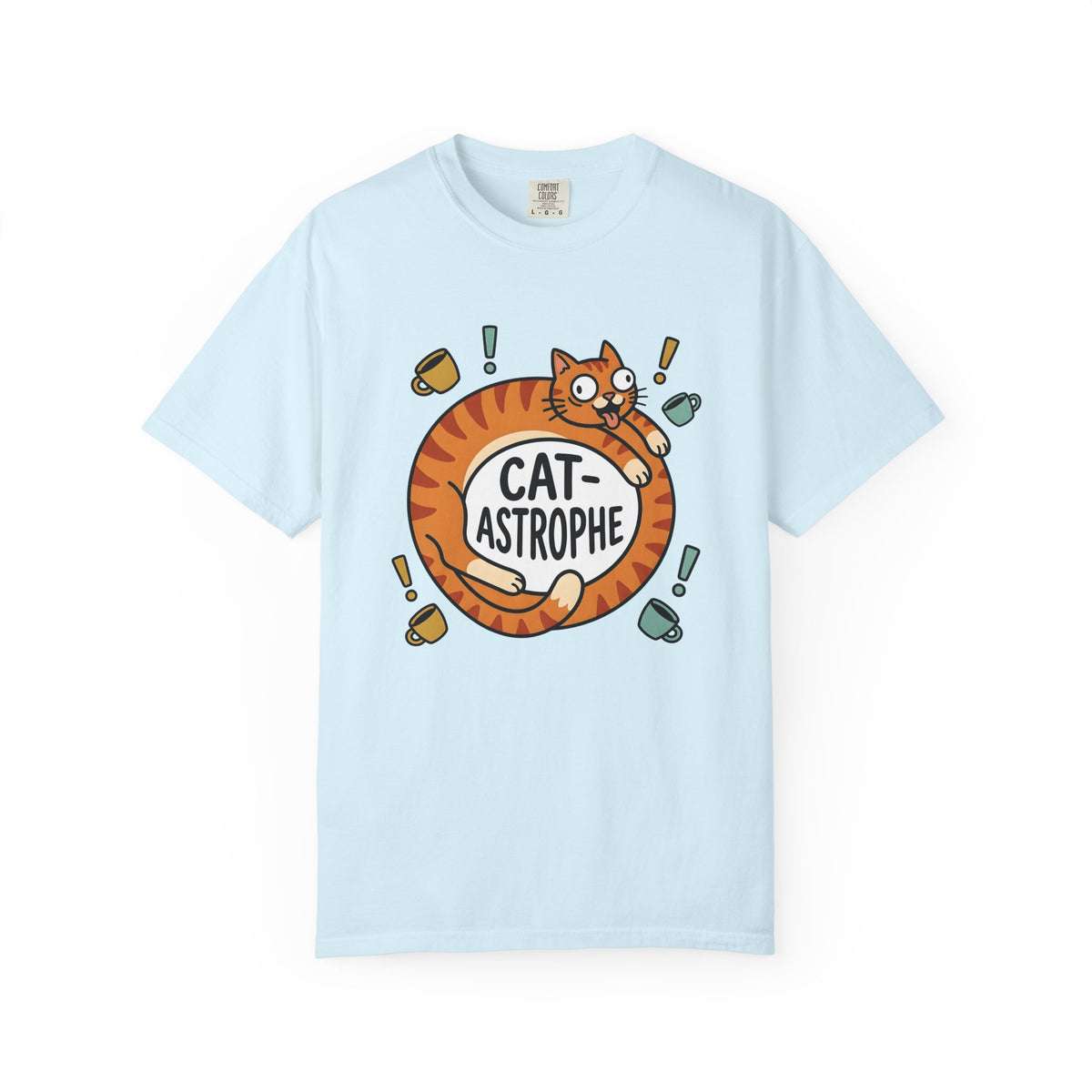 Ginger Cat Shirt Funny Wildlife Unisex Gift Comic Tee Orange Cat T-Shirt Humor