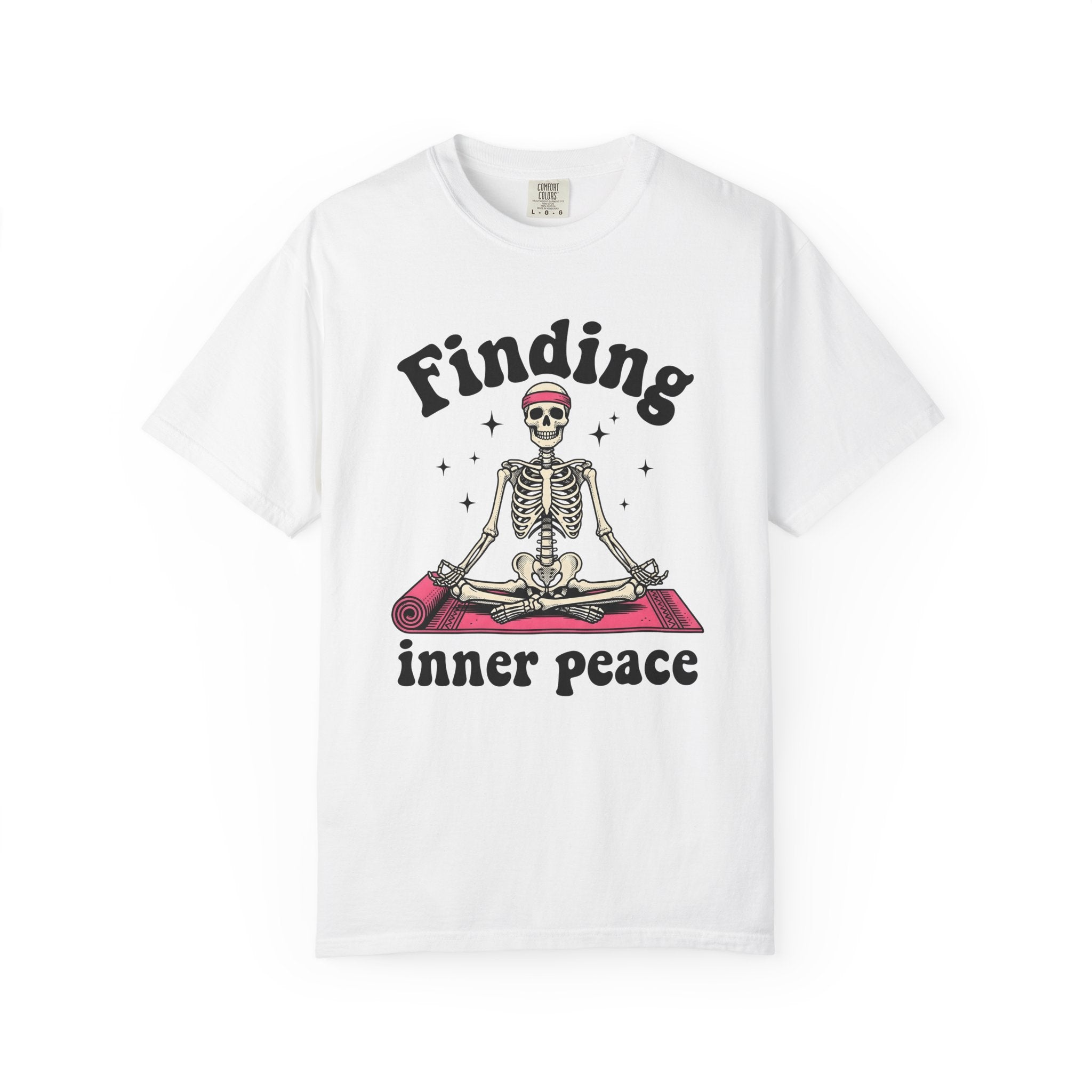 Skeletal Yoga Shirt Yoga Zen Gift Women Doodle Tee Bone Yoga T-Shirt Yoga Enthusiast Hand Drawn Tshirt Meditation Graphic Old School