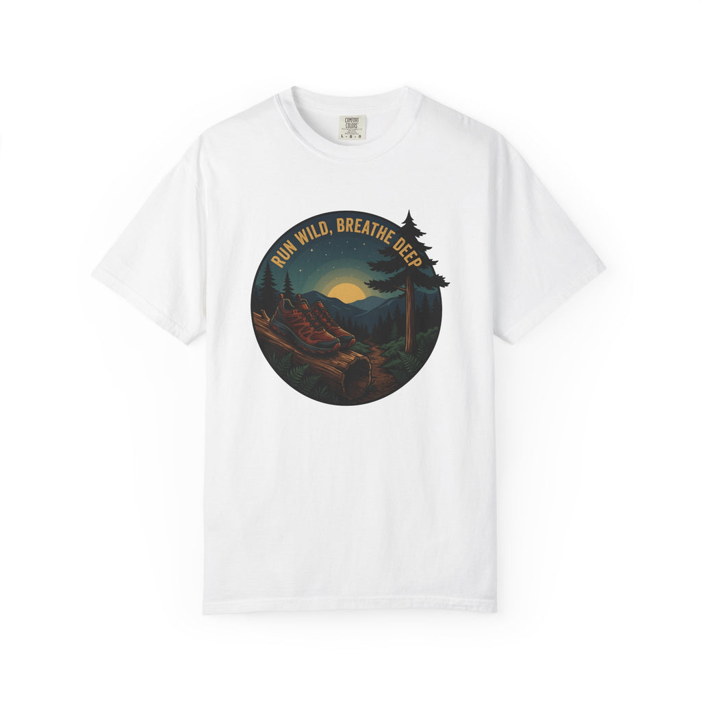 Trail Run Shoes Shirt Sports & Activities Walking Gift Women Nature Art Tee Trail Shoes T-Shirt Athlete Enthusiast Artistic Tshirt Hiking