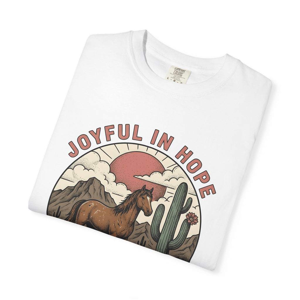 Horse Desert Shirt Western Nature Gift Women Vintage Tee Mustang T-Shirt Cowboy Fan Distressed Tshirt Environmental Graphic Retro Cactus