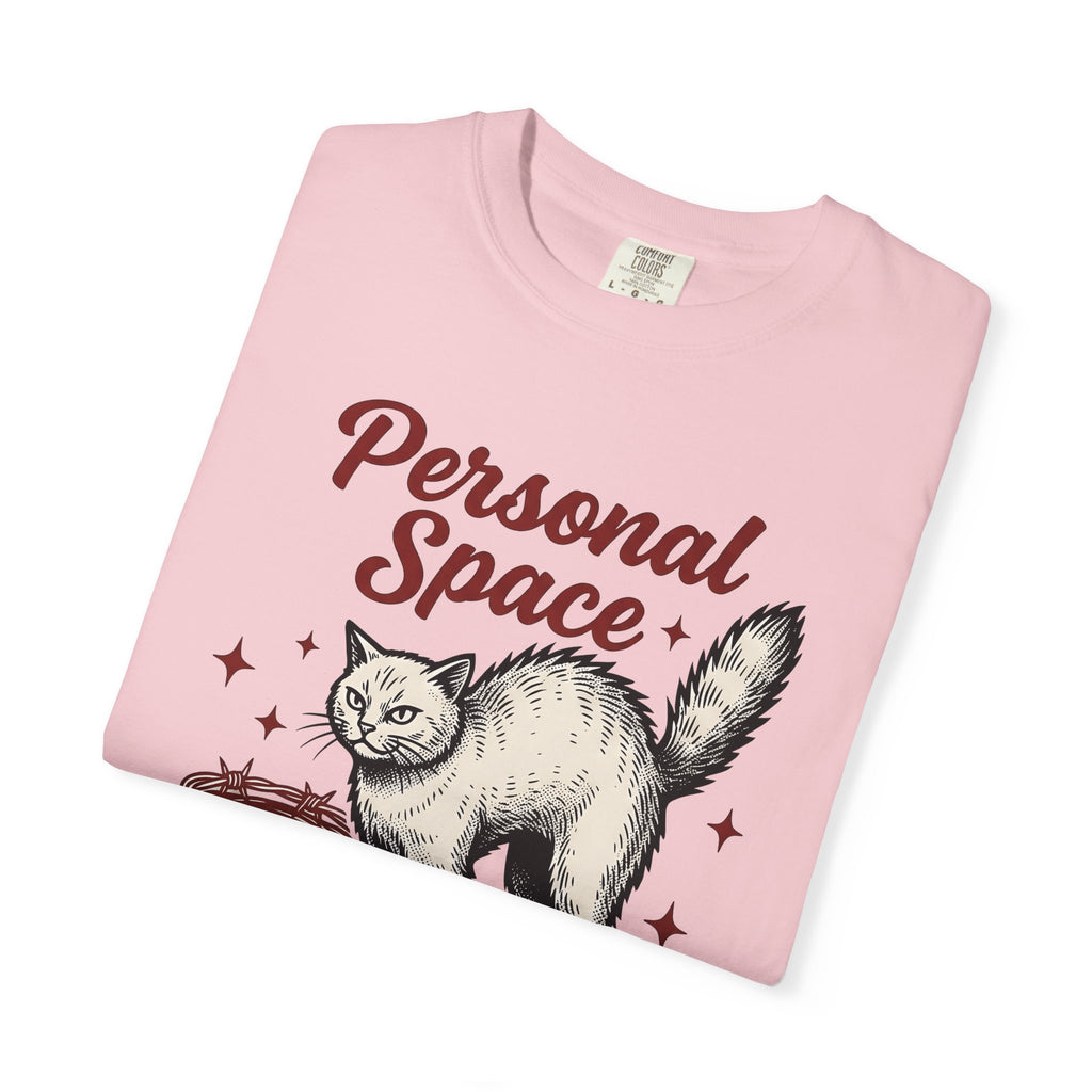 Angry Cat Shirt Cat Humor Gift Women Vintage Tee Kitty T-Shirt Feline Fan Retro Tshirt Funny Graphic Hand Drawn Stars Tshirt