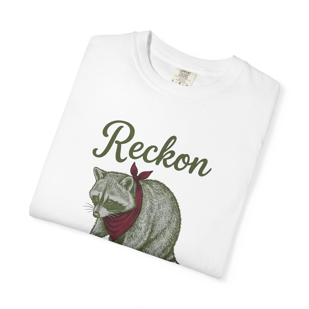 Raccoon Scarf Shirt Funny Wildlife Gift Women Retro Design Tee Raccoon T-Shirt Humor Fan Vintage Tshirt Animal Graphic Sketch Gold Coins