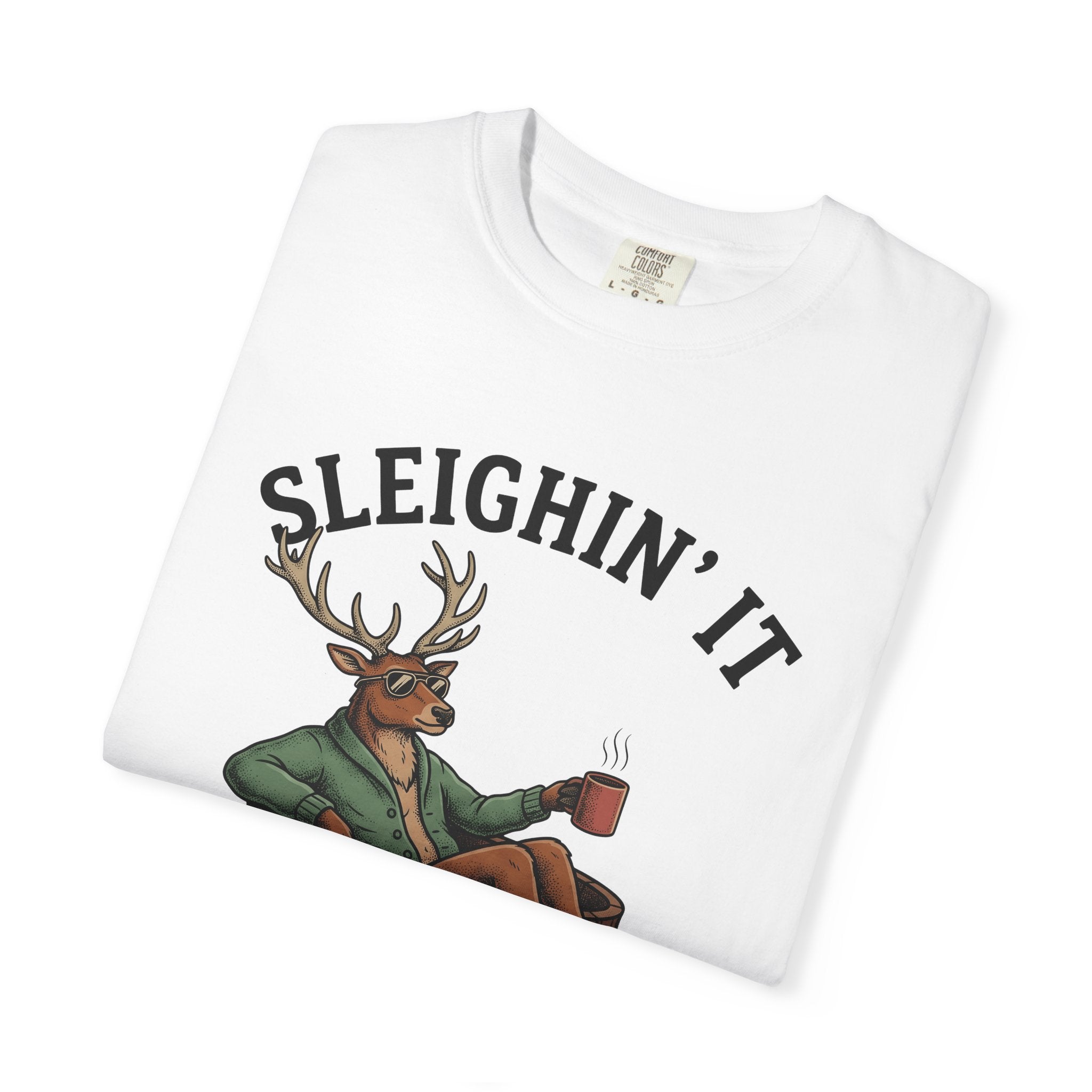 Stag Jacuzzi Shirt Holiday Noel Gift Women Retro Tee Deer T-Shirt Vacation Fan Buck Tshirt Christmas Graphic Vintage Cup Tshirt