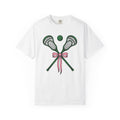 Lacrosse Sticks Shirt Lacrosse Sports Gift Women Line Art Tee Lacrosse Sticks T-Shirt Lacrosse Fan Linework Tshirt Athletic Graphic Hand