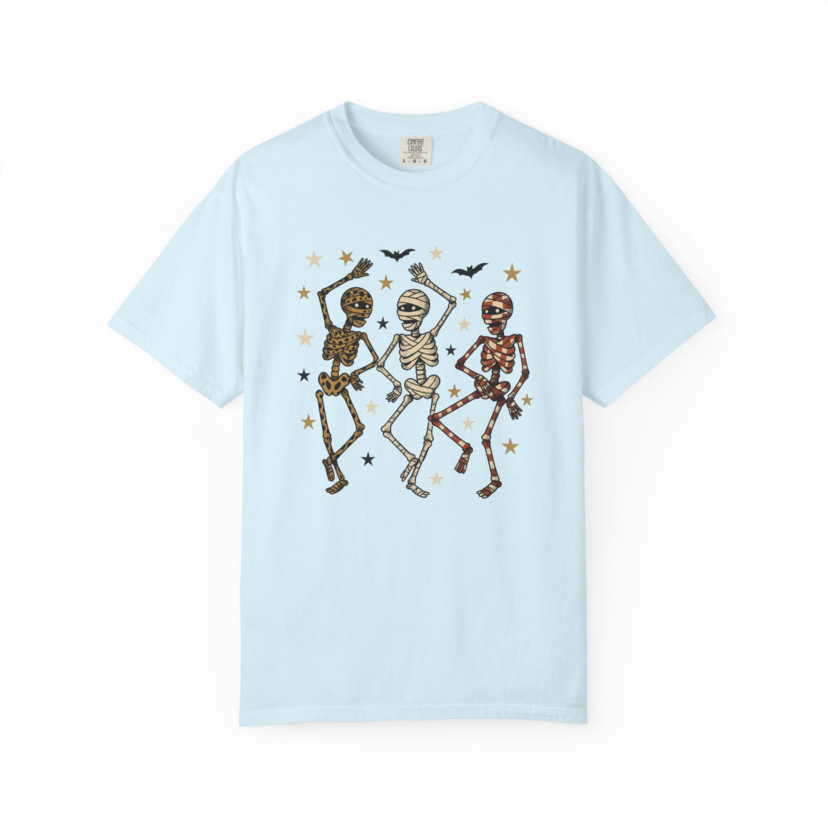 Dancing Bones Shirt Halloween Festivity Unisex Gift Animated Tee Skeleton