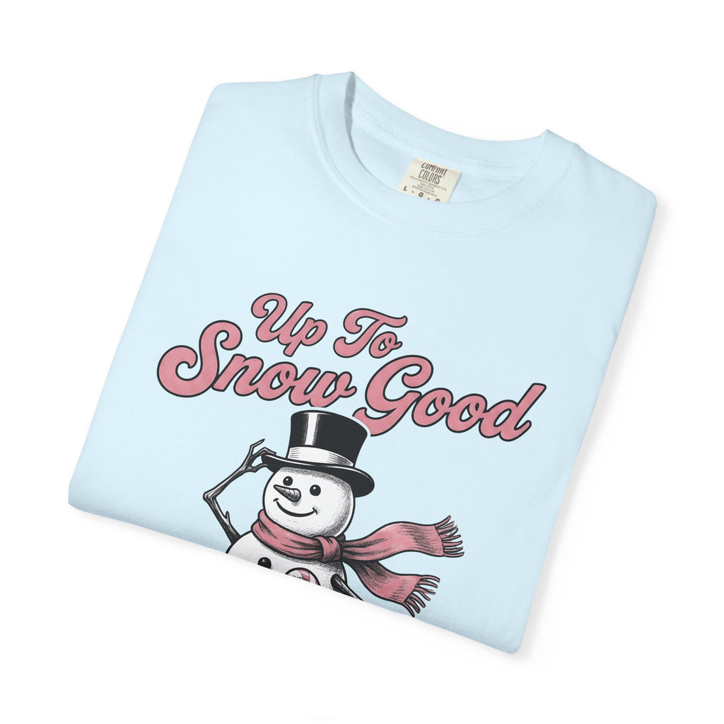 Snowman Shirt Christmas Holiday Gift Women Retro Tee Frosty T-Shirt Xmas Fan Vintage Tshirt Seasonal Graphic Sketch Candy Cane Tshirt