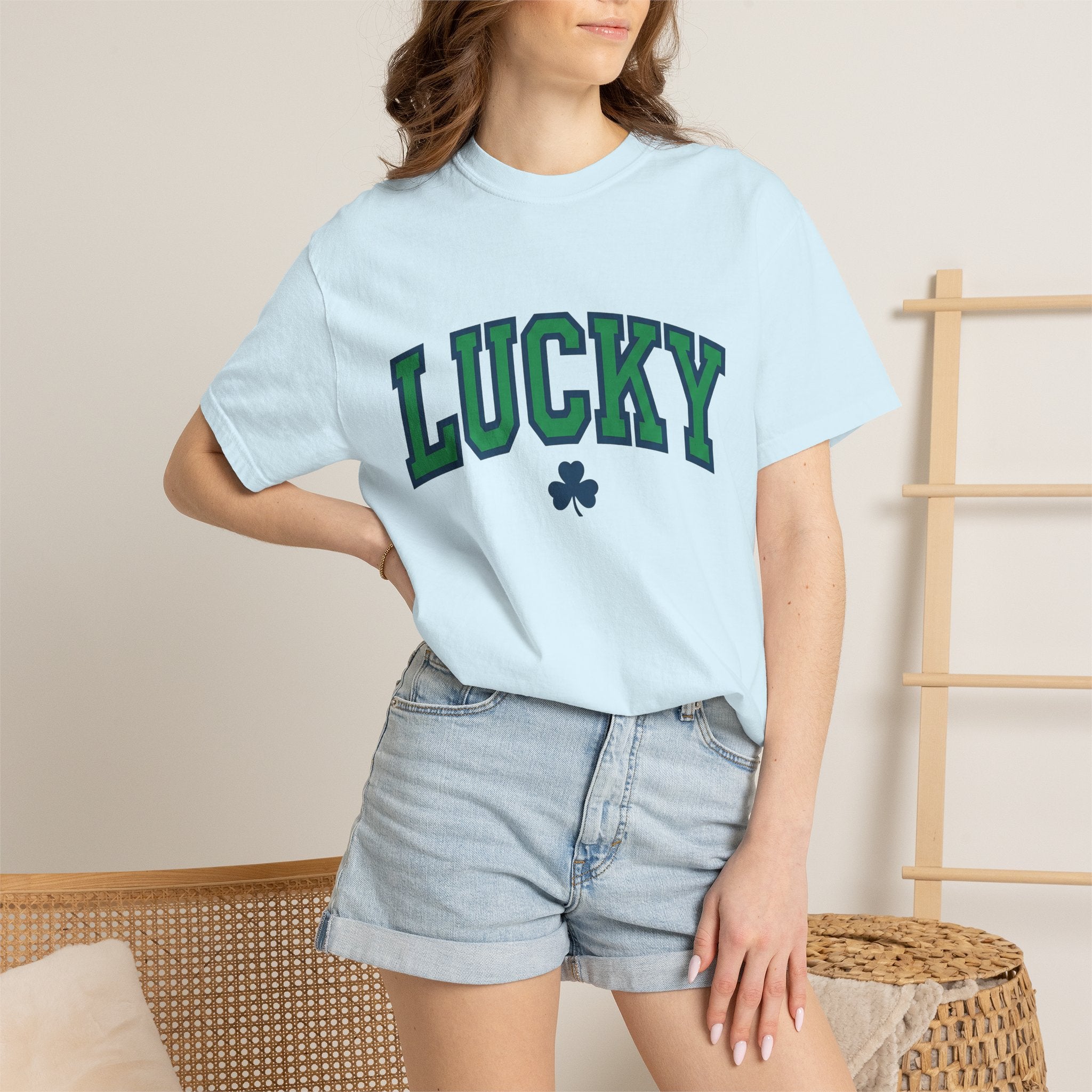 Shamrock Image Shirt St Patrick's Day Event Gift Women Graphic Tee Shamrock T-Shirt Patrick's Day Fan Celtic Tshirt Party Graphic Old School