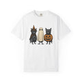 Bat Outfit Shirt Halloween Wildlife Gift Women Retro Tee Costume T-Shirt Halloween Fan Pumpkin Tshirt Wildlife Graphic Sketch Jack-O-Lantern