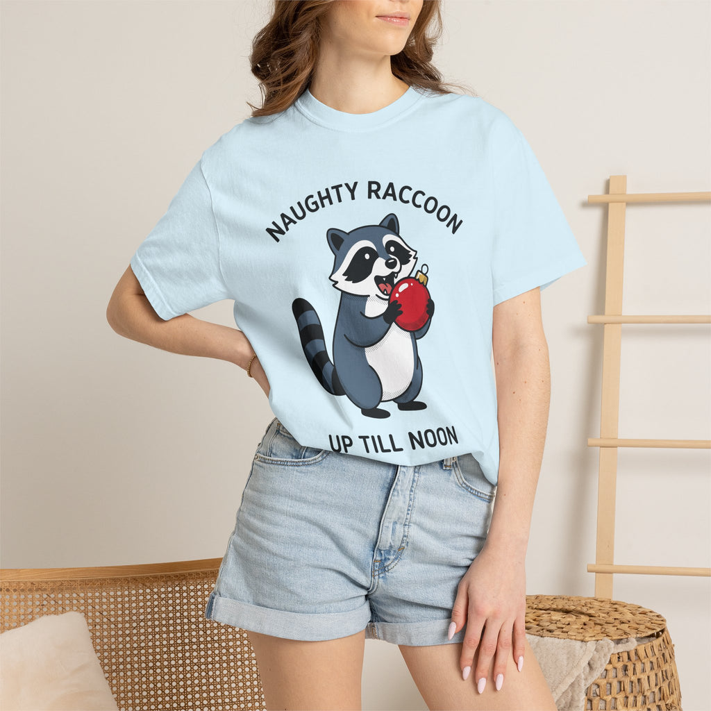 Raccoon Illustration Shirt Funny Wildlife Gift Women Comic Tee Trash Panda T-Shirt Humor Fan Cartoon Tshirt Animal Graphic Cute Decoration
