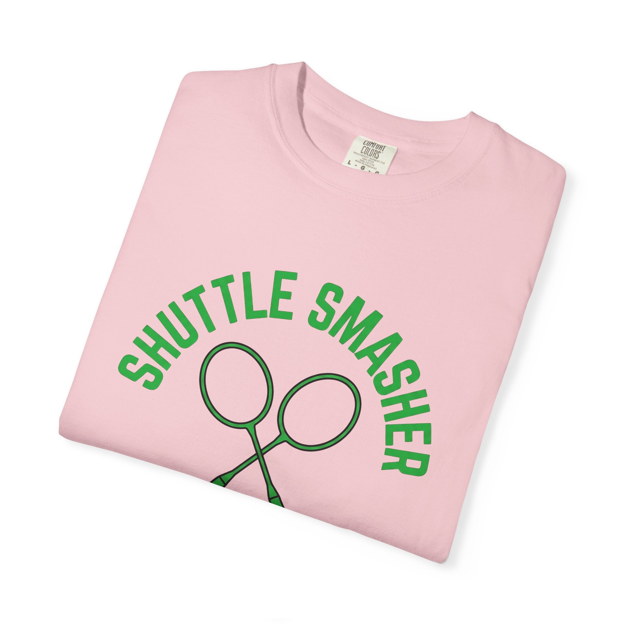 Badminton Rackets Shirt Badminton Team Gift Women Bold Tee Racquet T-Shirt Badminton Fan Graphic Tshirt Crew Graphic Minimalist Crossed