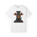 Pitbull Bat Wings Shirt Halloween Puppy Gift Women Sketch Tee Bully T-Shirt Horror Fan Pitbull Drawing Old School Belt Tshirt