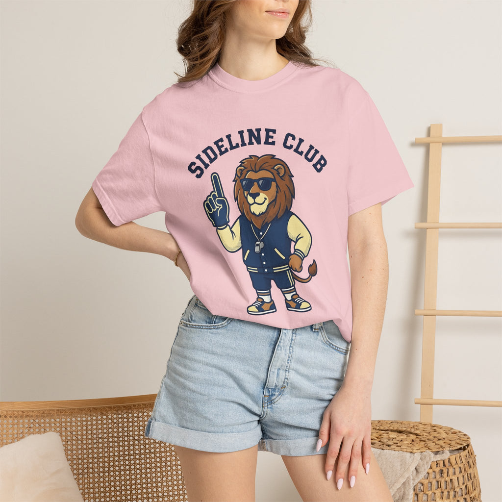 Lion Figure Shirt Moms Workout Gift Women Animated Tee Lion T-Shirt Mother Enthusiast Cartoon Tshirt Fitness Graphic Classic Sun Glasses