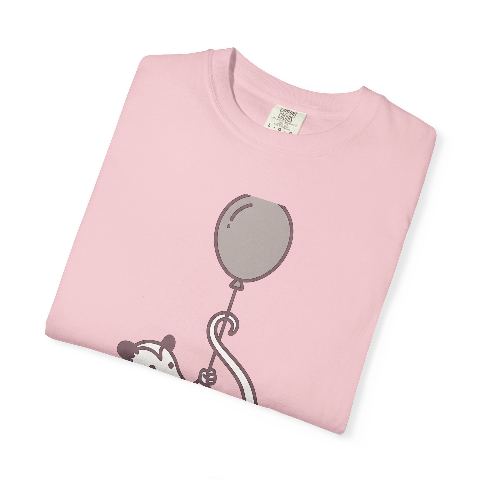 Possum Balloon Shirt Funny Animal Gift Women Cute Tee Opossum T-Shirt Humor Fan Cartoon Graphic Tshirt Minimalist Coffee Cup Tshirt