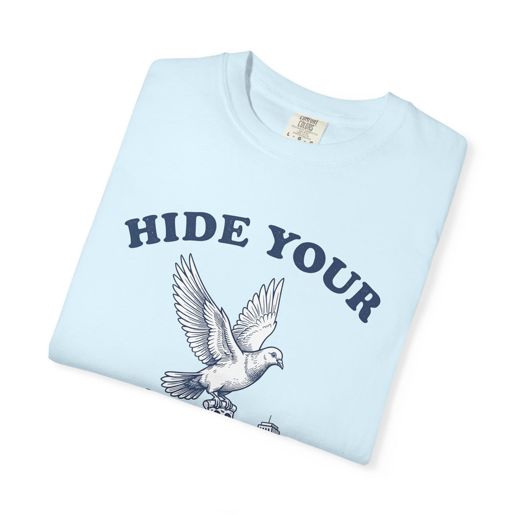 Pigeon Pie Shirt Funny Meal Gift Women Classic Tee Squab T-Shirt Humor Fan Vintage Tshirt Food Graphic Pencil Sketch City View Tshirt