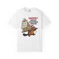 Beaver Gingerbread Cabin Shirt Christmas Pets Gift Women Animated Tee Gingerbread House T-Shirt Xmas Fan Cartoon Tshirt Animal Graphic