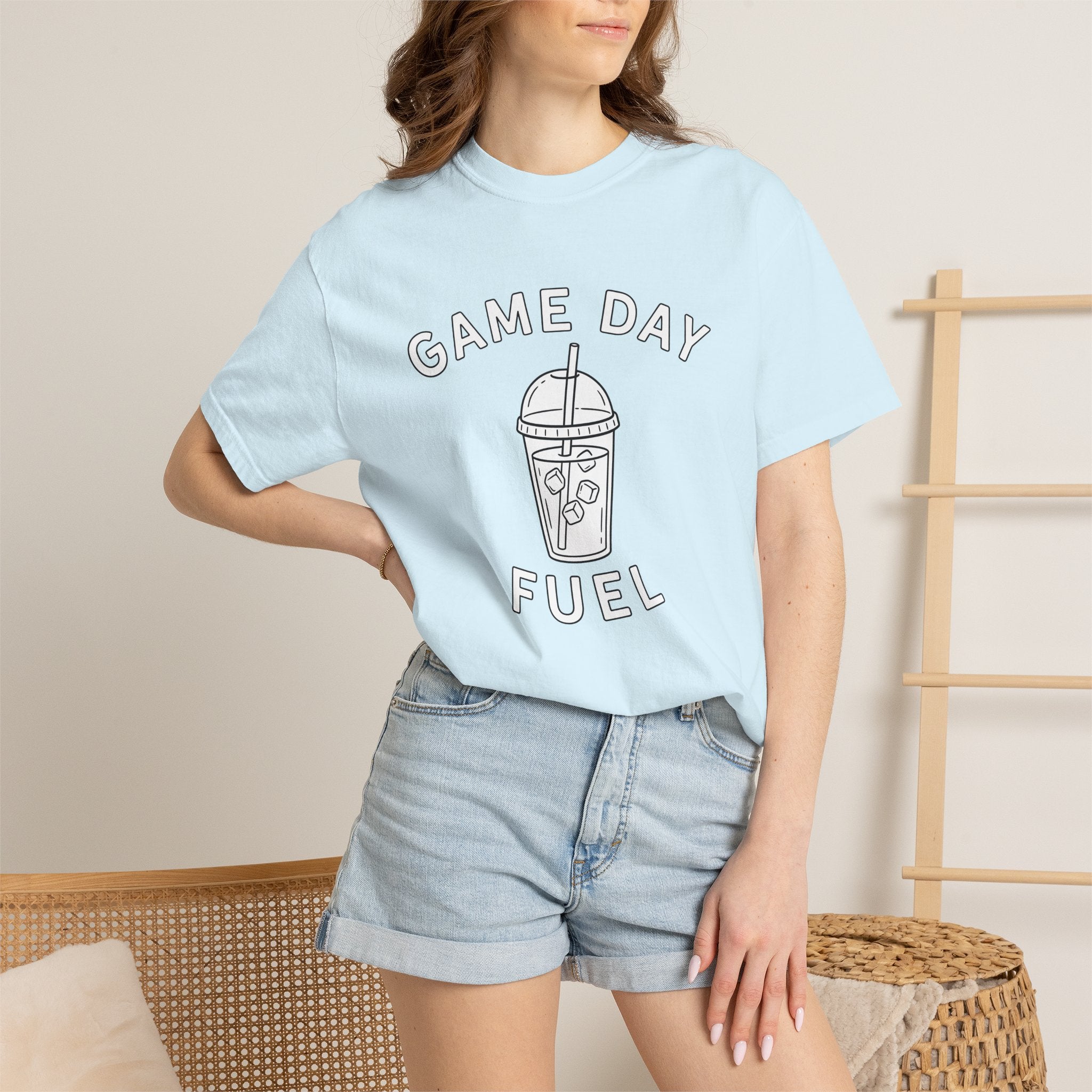 Iced Latte Glass Shirt Moms Cappuccino Gift Women Modern Tee Coffee Cup T-Shirt Coffee Fan Contemporary Tshirt Cappuccino Design Classic