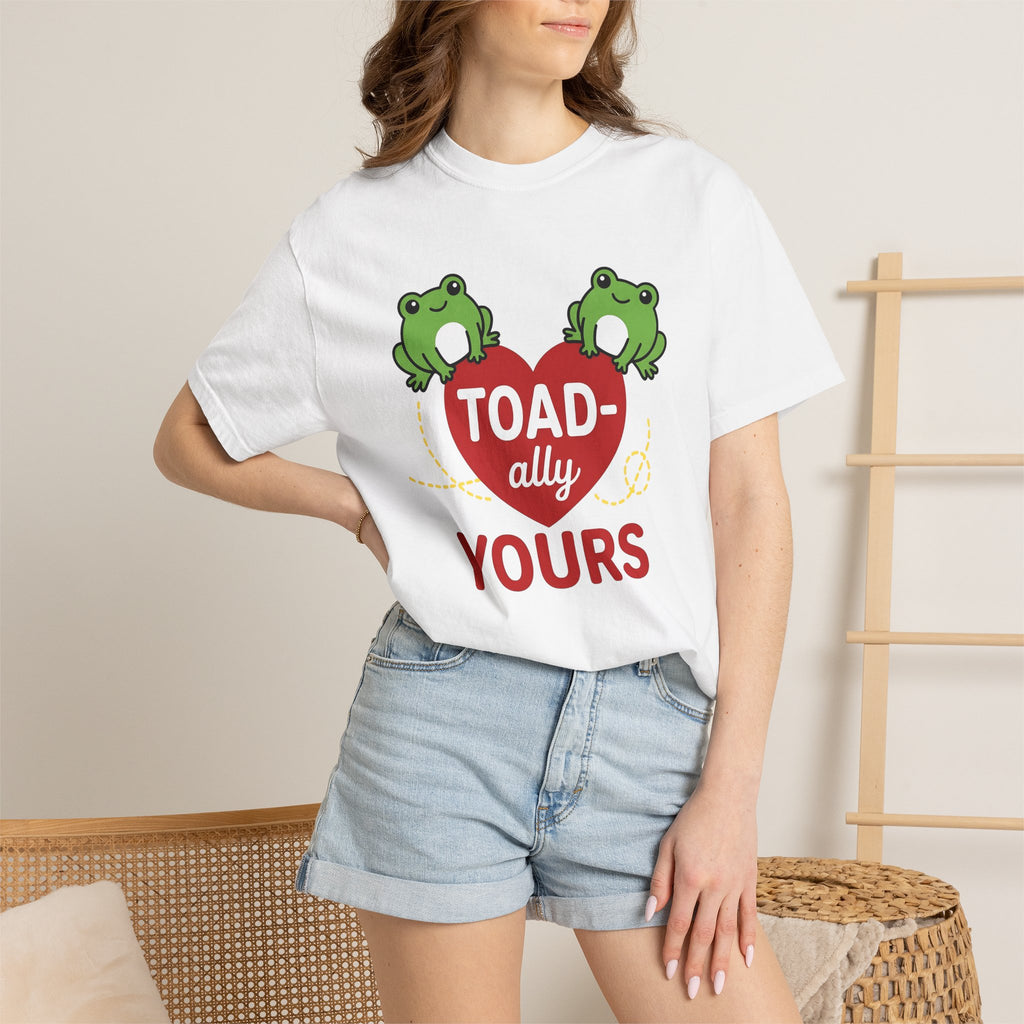 Frog Heart Shirt Valentine Pet Gift Women Kawaii Tee Toad T-Shirt Love Fan Cute Tshirt Animal Graphic Comic Heart Tshirt