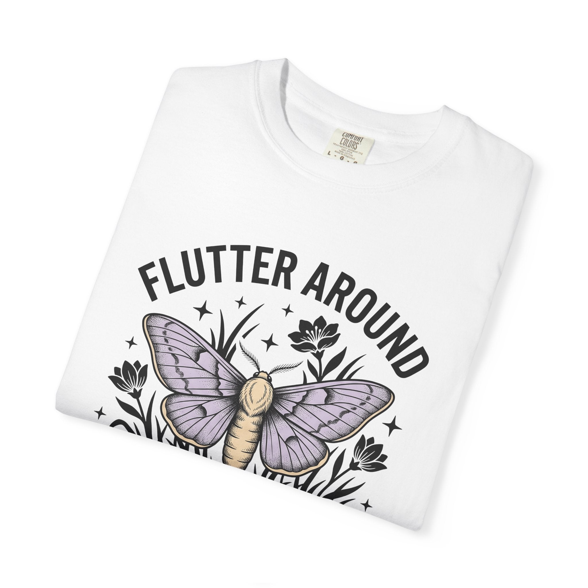 Butterfly Art Shirt Easter Outdoors Gift Women Bohemian Tee Butterfly T-Shirt Spring Fan Hippie Tshirt Nature Graphic Retro Meadow Flowers