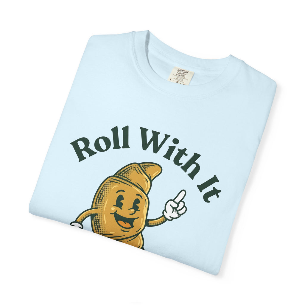 Croissant Mascot Shirt Desserts Sweets Gift Women Line Art Tee Croissant T-Shirt Pastry Fan Croissant Illustration Design Sketch Kicks