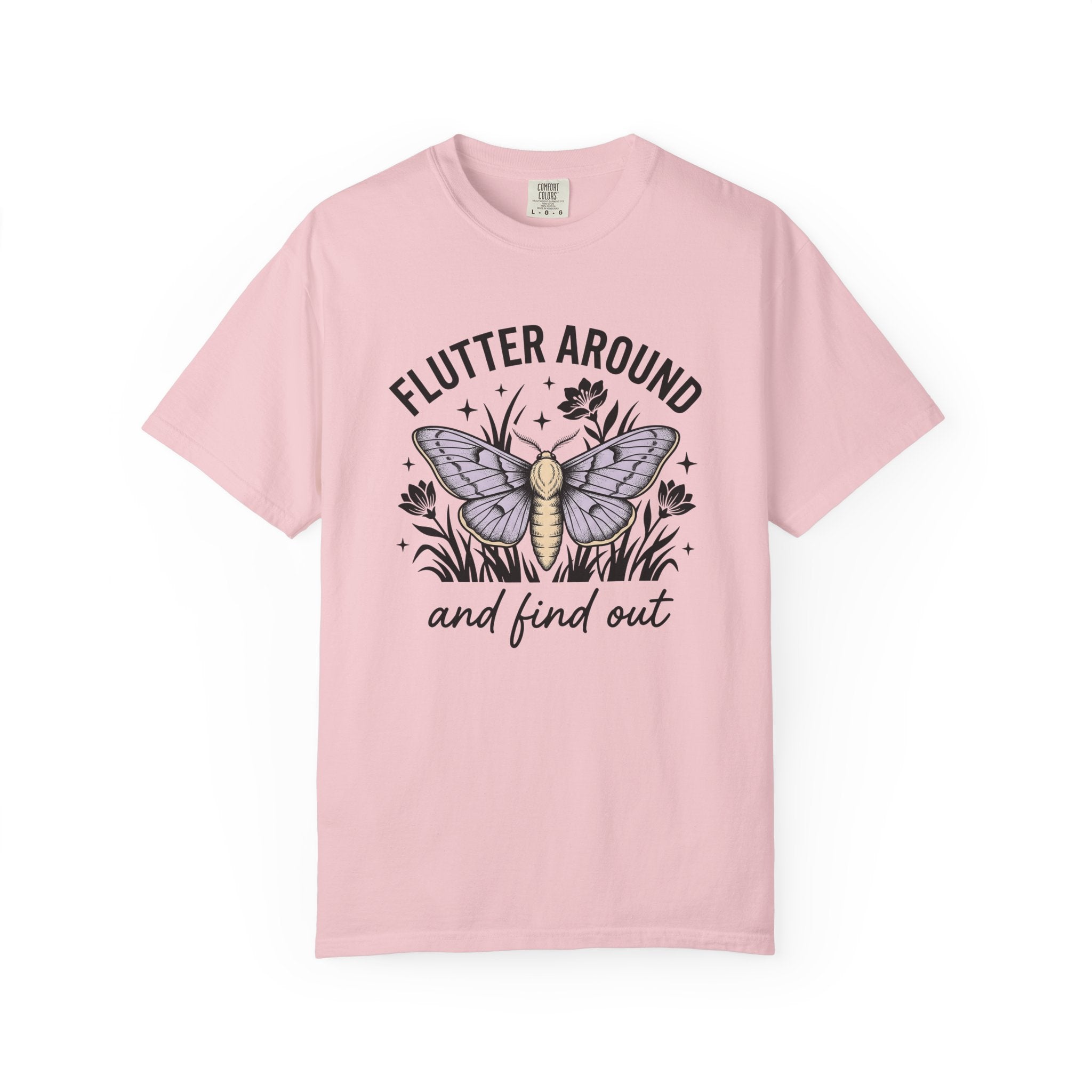 Butterfly Art Shirt Easter Outdoors Gift Women Bohemian Tee Butterfly T-Shirt Spring Fan Hippie Tshirt Nature Graphic Retro Meadow Flowers