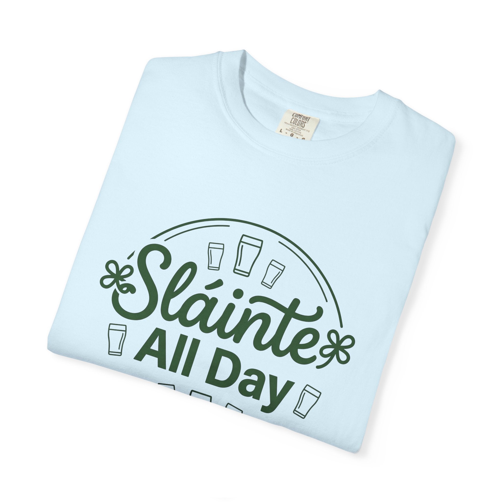 Pint Glass Shirt St Patrick's Day Liquor Gift Women Strong Tee Beer Glass T-Shirt St Patricks Fan Pint Mug Graphic Classic Shamrock Tshirt