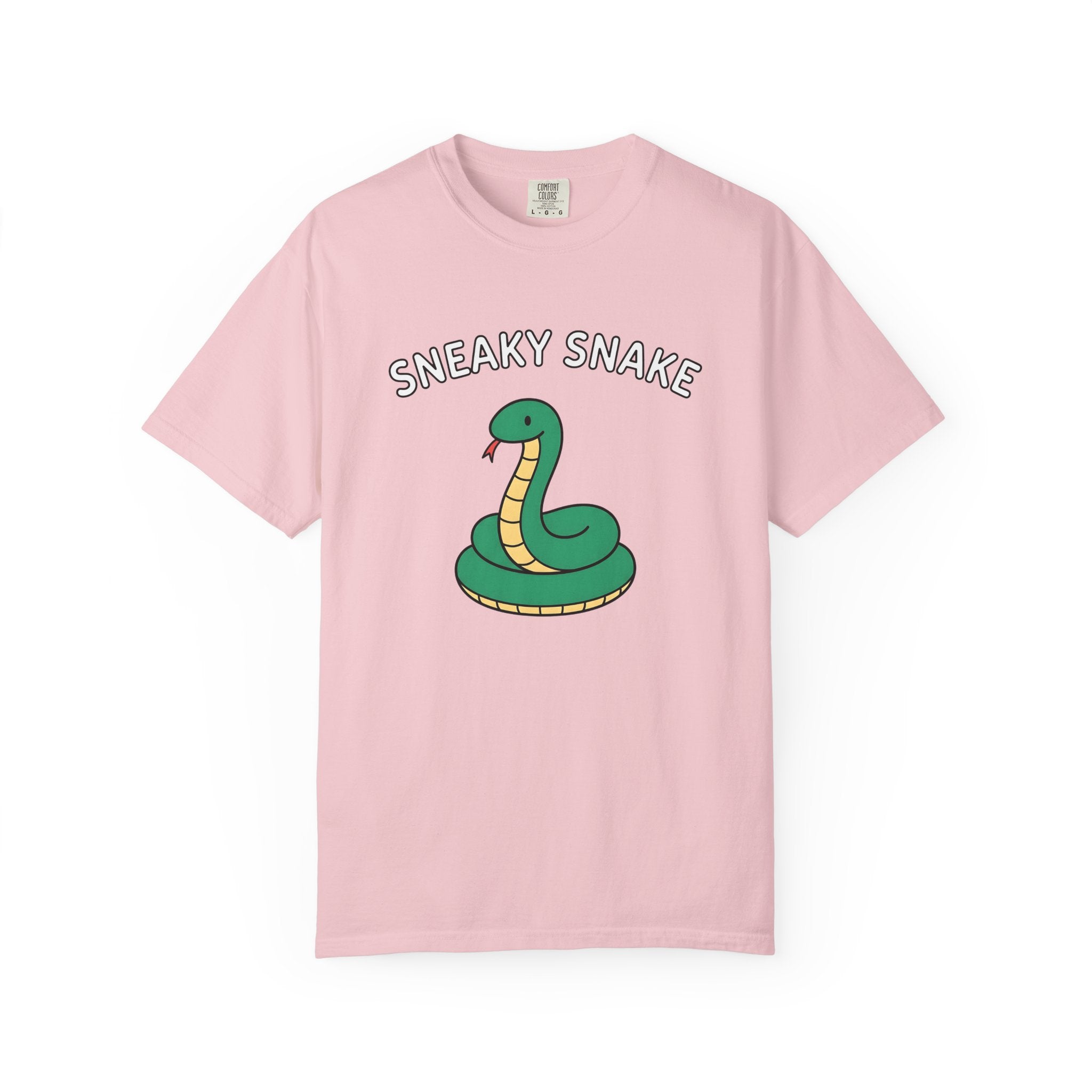 Cute Snake Shirt Funny Pets Gift Women Charming Tee Serpent T-Shirt Humor Fan Reptile Graphic Tshirt Basic Forked Tongue Tshirt