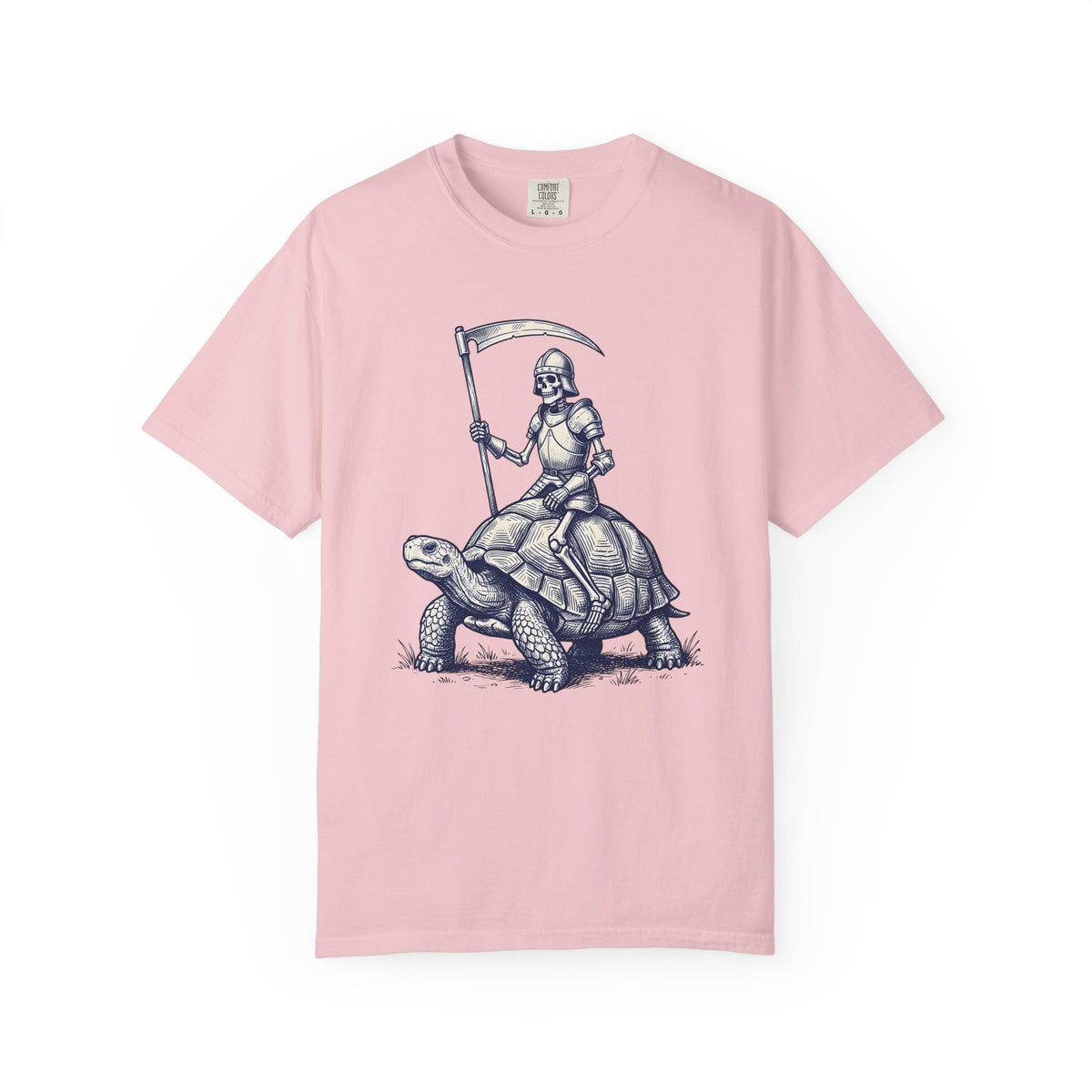 Skeleton Warrior Turtle Shirt Gothic Autumn Unisex Gift Lifelike Tee Turtle