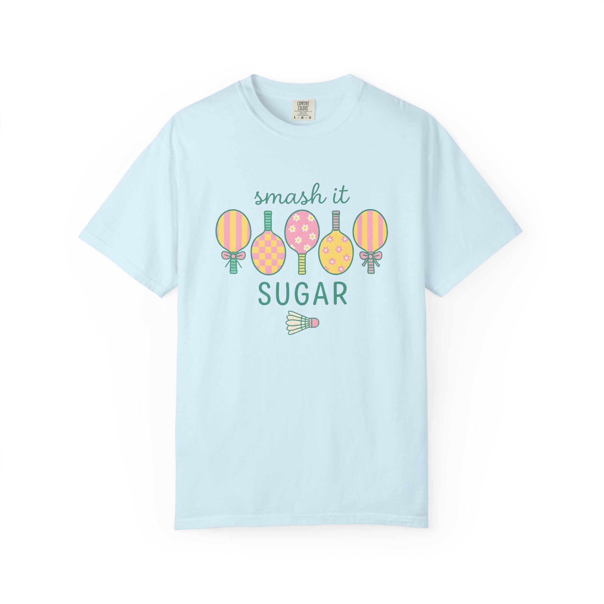 Badminton Paddles Shirt Sports Training Gift Women Charming Tee Rackets T-Shirt Athlete Enthusiast Cute Tshirt Practice Graphic Gentle Hues