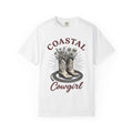 Rodeo Boots Blooms Shirt Cowgirl Plains Gift Women Old School Tee Western Boots T-Shirt Cowgirl Fan Vintage Tshirt Prairie Graphic Doodle
