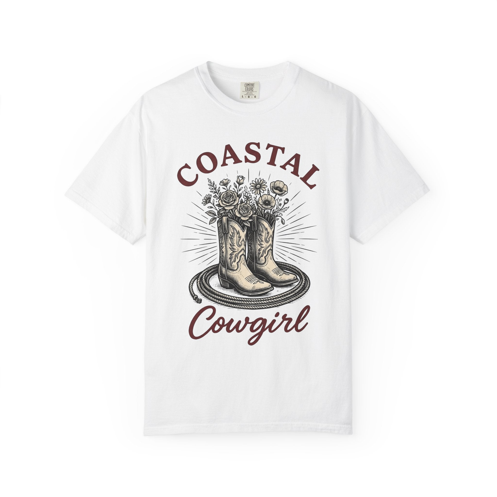 Rodeo Boots Blooms Shirt Cowgirl Plains Gift Women Old School Tee Western Boots T-Shirt Cowgirl Fan Vintage Tshirt Prairie Graphic Doodle