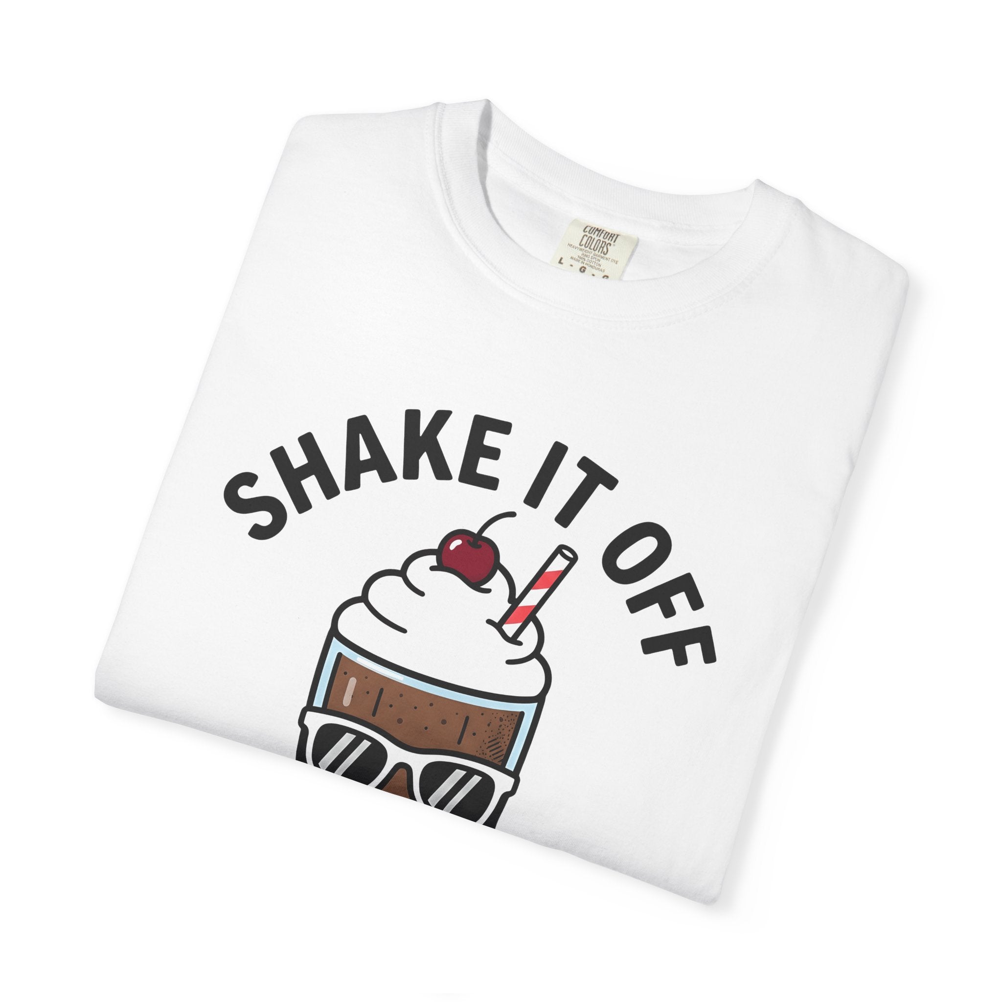 Milkshake Clipart Shirt Desserts Warm Weather Gift Women Kawaii Tee Milkshake T-Shirt Dessert Fan Cartoon Tshirt Summer Graphic Pop Art Red