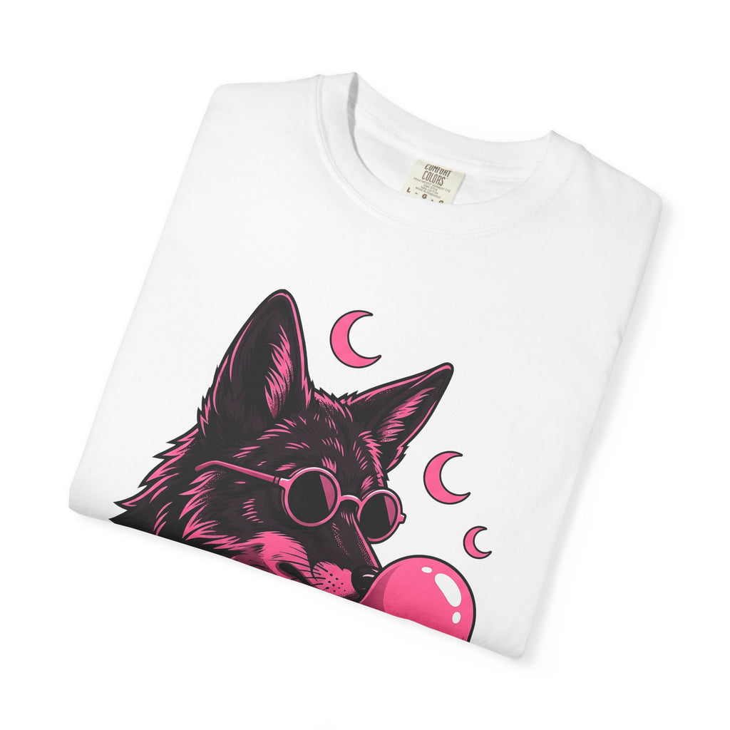 Wolf Sunglasses Shirt Cowgirl Western Gift Women Pop Art Tee Cool Shades T-Shirt Rodeo Fan Vintage Graphic Tshirt Retro Bubblegum Tshirt