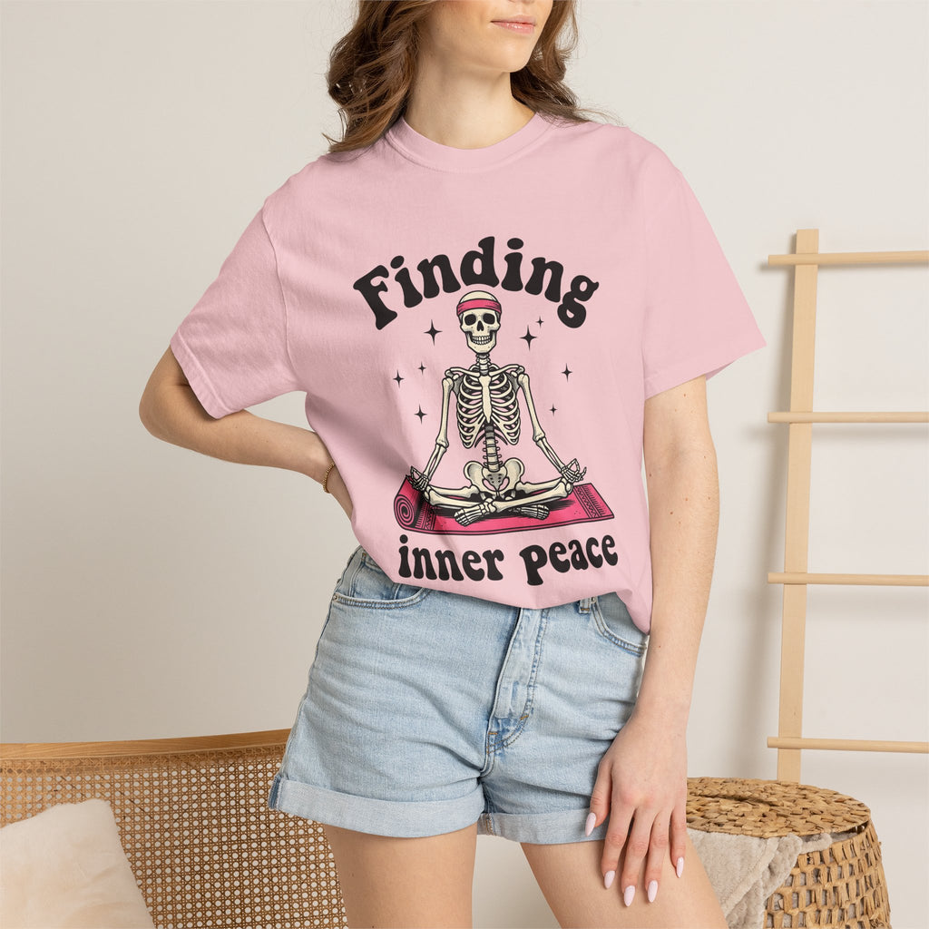 Skeletal Yoga Shirt Yoga Zen Gift Women Doodle Tee Bone Yoga T-Shirt Yoga Enthusiast Hand Drawn Tshirt Meditation Graphic Old School